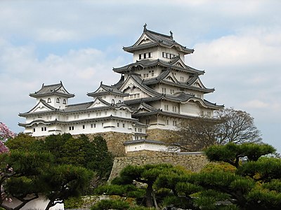 Die Himeji-kasteel, Himeji, Hyōgo-prefektuur, Japan.