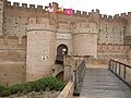 Mudéjar-slottet La Mota i Medina del Campo, Valladolid.