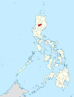 Mapa ning Cordillera Administrative Region ampong Ifugao ilage