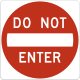 Do not enter