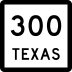 State Highway 300 marker