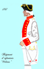 régiment d’Orléans de 1767 à 1776