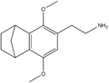 Chemical structure of 2C-G-5.