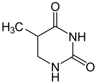 Strukturformel von Dihydrothymin