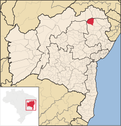 Uauá – Mappa