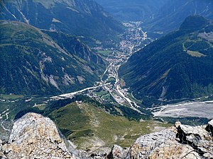 Courmayeur vum Rifugio Torino uus gsää