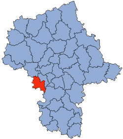 Location within the voivodeship