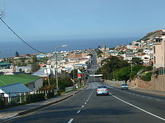 Einfahrt nach Mossel Bay