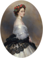 Q155566 Alice van Saksen-Coburg en Gotha in 1861 (Schilderij: Franz Xaver Winterhalter) geboren op 25 april 1843 overleden op 14 december 1878