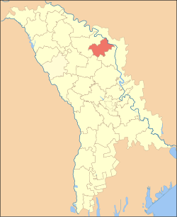 Location of Șoldănești