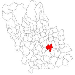 Location in Prahova County