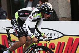 Denis Mensjov tijdens de Ronde van Romandië 2011