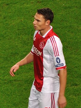 Boerrigter tijdens de Champions League wedstrijd Ajax - Olympique Lyon op 14 september 2011.