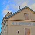 Façade sud du bâtiment voyageurs - Gare de Belleville-sur-Saône