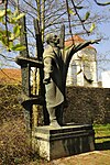 Karl-Liebknecht-Denkmal in Luckau, eingeweiht 1969 zum 50. Todestag von Karl Liebknecht