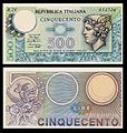 Biglietto di Stato italiano da 500 lire (1974-1979)