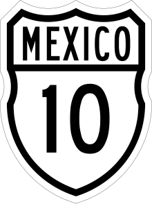 Carretera federal 10.svg