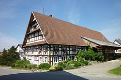 Skyline of Dürnau (Biberach)