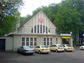 Empfangsgebäude unter Denkmalschutz