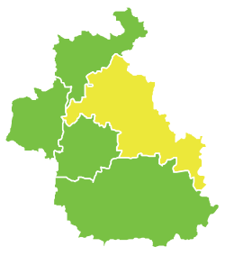 Map of Idlib District within Idlib Governorate