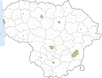 Location map Lietuva