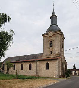 De kerk van Milly-sur-Bradon