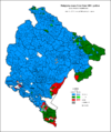 Конфесионални састав становништва Црне Горе 1991. године