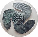 Fig. 12. Winged gorgoneion; bronze shield device from Olympia, Archaeological Museum B 110 (first half of the sixth century BC)[83]