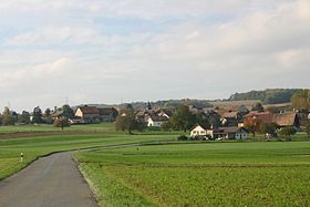 Blick auf Aclens