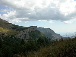 Крымскія горы каля Алушты