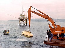 Photo de la soucoupe plongeante en mer