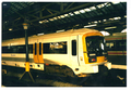 A picture of an ex-Connex Class 466 EMU at Blackfriars station in the year 2006. The popular Class 466 EMUs were refurbished by Connex in 2002.