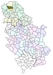 Bačka Topola – Mappa