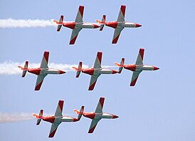 «Patrulla Águila» на авиашоу в Испании, 2007 год