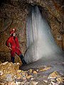 Im Eispalast der Grünbergalm-Eishöhle, Ebensee (Salzkammergut, Österreich)