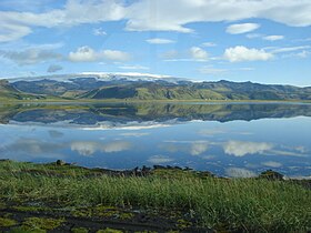 Le Mýrdalsjökull recouvrant le Katla.