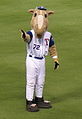 Rangers Captain, la mascotte des Rangers du Texas.