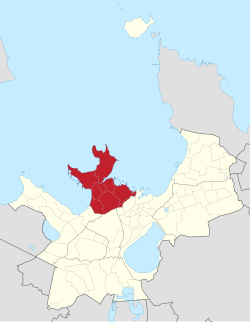 Location of Põhja-Tallinn in Tallinn.