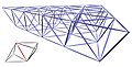 Raumfachwerk aus Tetraedern