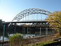 The Jerome Street Bridge (aka Lysle Blvd or 5th Avenue Bridge), built from 1934 to 1939.