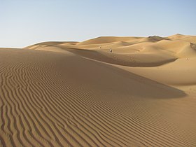 The desert in the outskirts of Liwa Oasis