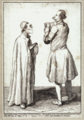 Caricatura de dos jesuitas venecianos, 1752.