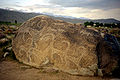 Petroglyphs at Cholpon-Ata in Kyrgyzstan