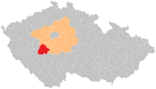 Správní obvod obce s rozšířenou působností Příbram na mapě