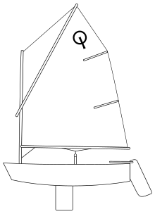 Optimist dinghy.svg