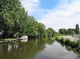 Schiedamse Schie tussen de Oost-Abtsbrug en de Rolbrug