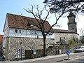 Stadtmauer am Hochwachtturm bzw. am Stadtgraben