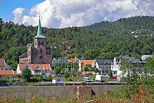 View of the town from the fjord