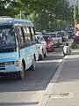 The daladal min bus from mwananyamala entering the centre in Dar es Salaam