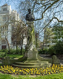 Statue of Albert Mechelynck in Ghent